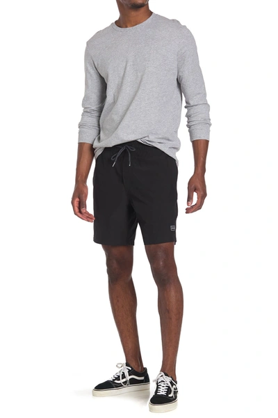 Shop Volcom Sickly Hybrid Shorts In Black