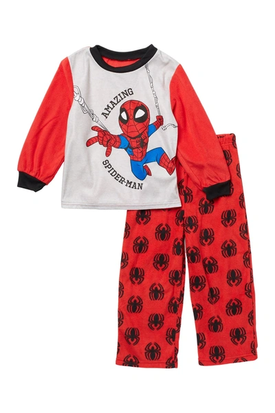 Shop Ame Marvel Spider-man Long Sleeve Top & Pants 2-piece Set In Assorted