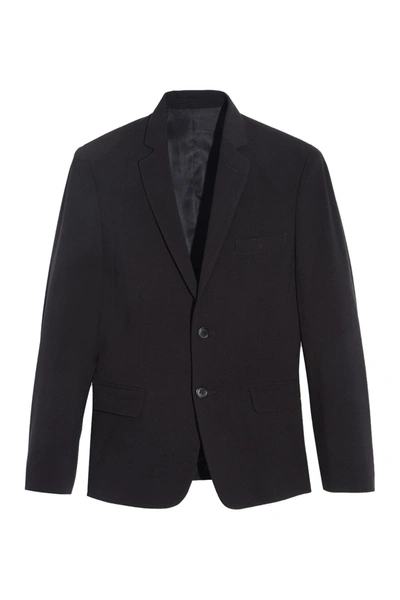 Calvin Klein Infinite Stretch Suit Separate Jacket In 001 Black