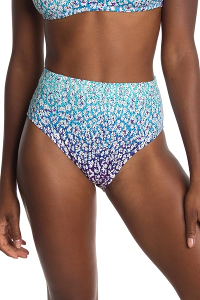Shop Athena Confetti High Waist Swim Pants In Multi
