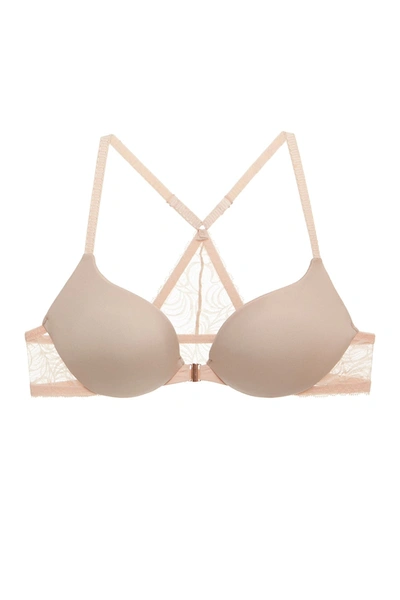Shop Cosabella Evolved Push-up Bra In Nude Rose