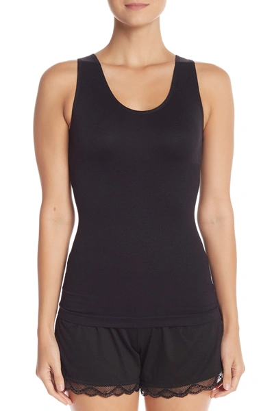 Shop Real Underwear Lucy Shaping Tank Top In Black/white