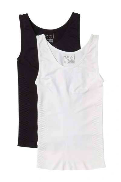 Shop Real Underwear Dana Shaping Tank In Black/white