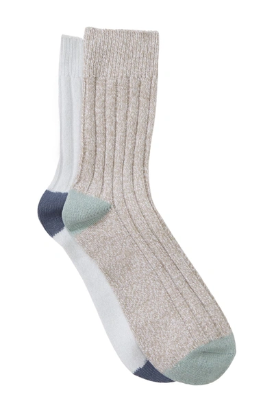 Shop Abound Marled Knit Boot Socks In Grey Porpoise Multi