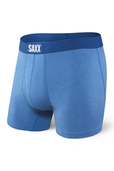 Shop Saxx Ultra Boxer Brief In Racer Blue Heather