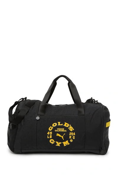 Puma X Gold's Gym Training Bag In Black | ModeSens