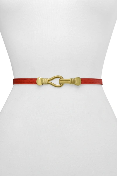 Shop Raina Belts Sara Hook Belt In Red