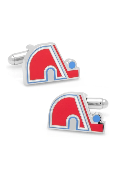 Shop Cufflinks, Inc Nhl Quebec Nordiques Cuff Links In Red