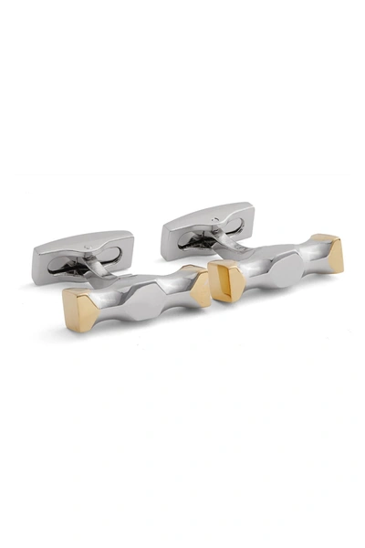 Shop Hickey Freeman Two-tone Hammer Head Cuff Links In Multi