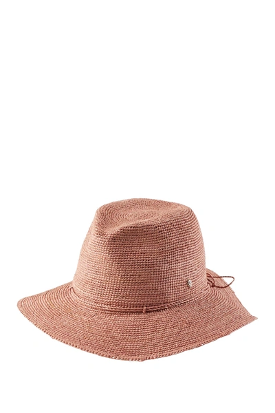 Shop Helen Kaminski Desmonda Panama Hat In Dusty Salm