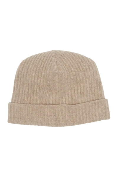 Shop Portolano Cashmere Beanie In Nile Brown