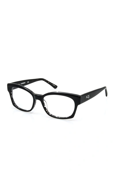 Shop Aqs 51mm Mia Acetate Optical Glasses In Black