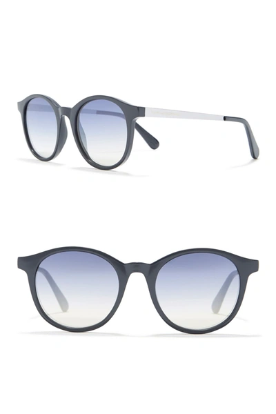 Shop Diane Von Furstenberg 50mm Cat Eye Sunglasses In Navy