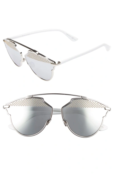 Shop Dior Women's 59mm So Real Stud Brow Bar Sunglasses In 085l-dc