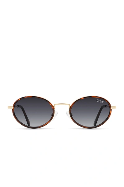 Shop Quay Line Up 41mm Sunglasses In Tort Smk