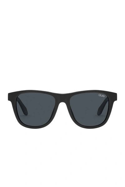 Shop Quay Lift Off 54mm Sunglasses In Matteblk Smk