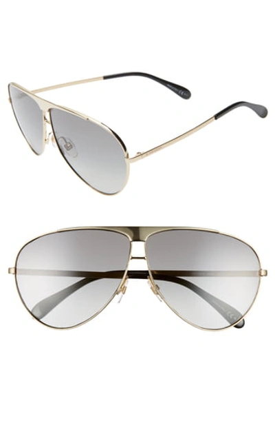 Shop Givenchy 66mm Aviator Sunglasses In 0j5g-9o