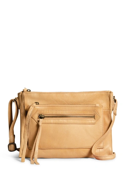 Shop Day & Mood Anni Leather Crossbody Bag In Cuban Sand