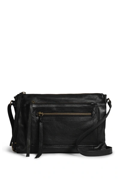 Shop Day & Mood Anni Leather Crossbody Bag In Black