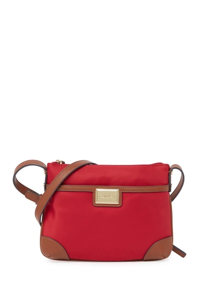 Shop Calvin Klein Slim Crossbody Bag In Red