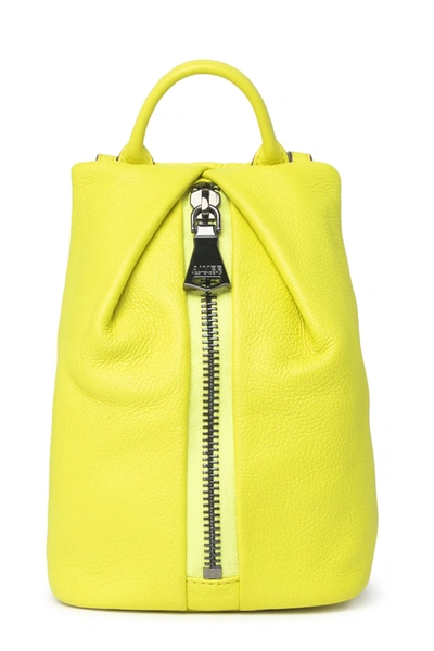 Shop Aimee Kestenberg Tamitha Mini Leather Crossbody Bag In Citrine