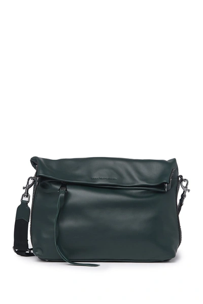 Shop Aimee Kestenberg West 33rd Flap Suede Crossbody Bag In Majestic Green