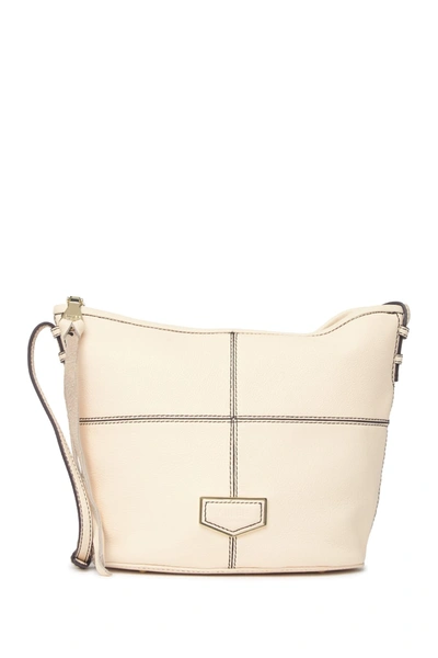 Shop Aimee Kestenberg Bk Leather Crossbody Bag In Vanilla