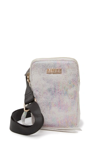Shop Aimee Kestenberg Out Of Office Phone Crossbody Bag In Sunrise Metallic
