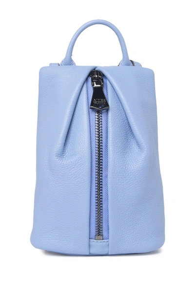 Shop Aimee Kestenberg Tamitha Mini Leather Crossbody Bag In Periwinkle