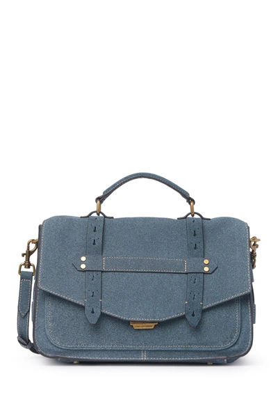 Shop Aimee Kestenberg City Gypsy Leather Crossbody Bag In Dark Denim