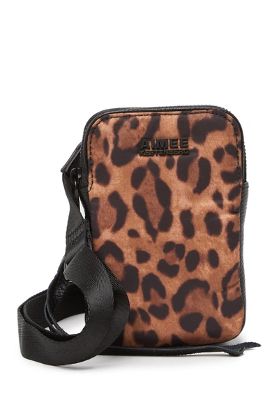 Shop Aimee Kestenberg Just Saying Animal Print Crossbody Bag In Jungle Leopard Print