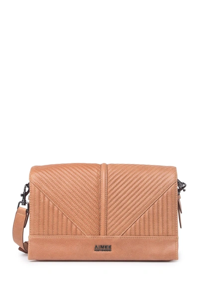 Shop Aimee Kestenberg Lisa Crossbody Bag In Chestnut Brown