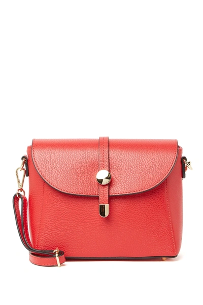 Lisa Minardi Leather Crossbody Bag In Red | ModeSens