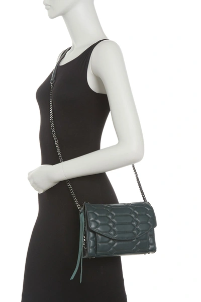 Shop Aimee Kestenberg Dusk Till Dawn Embossed Crossbody Bag In Majestic Green
