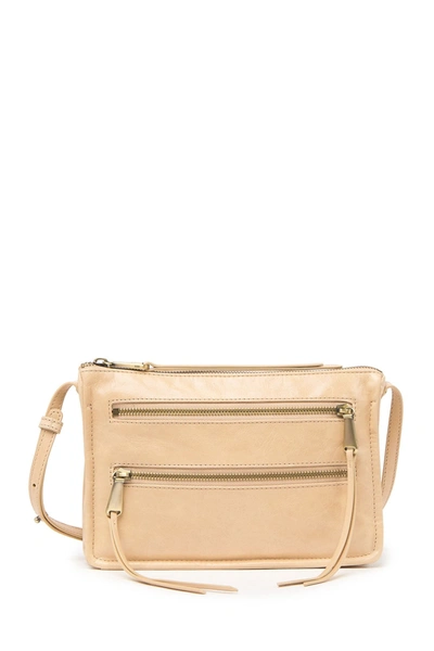 Shop Hobo Mission Leather Crossbody Bag In Parchment