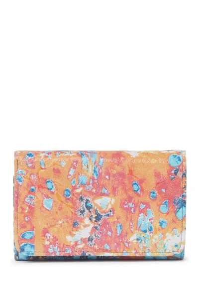 Shop Hobo Jill Trifold Wallet In Summertime Abstract