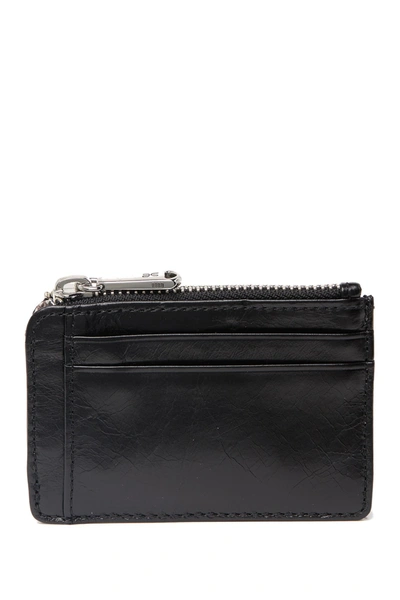 Shop Hobo Kai Leather Cardholder In Black