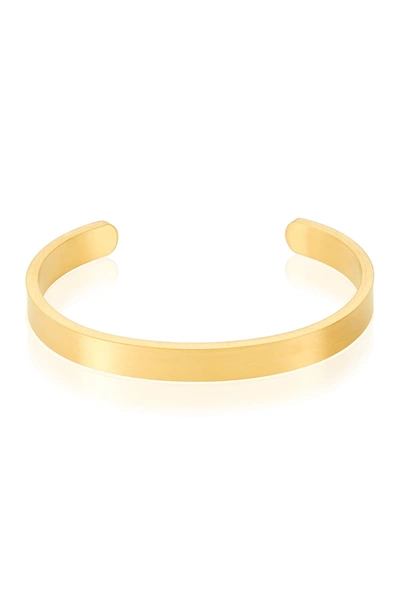 Shop Adornia 14k Gold Vermeil Cuff Bracelet In Yellow