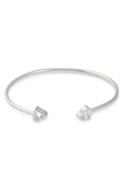 Shop Alex And Ani Formidable H Cuff In Silver