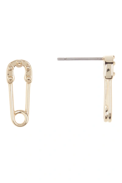 Shop Rebecca Minkoff Safety Pin Stud Earrings