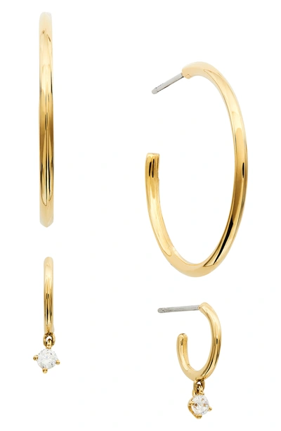 Shop Ajoa Lynx Hoop Earrings Set Gold Plated