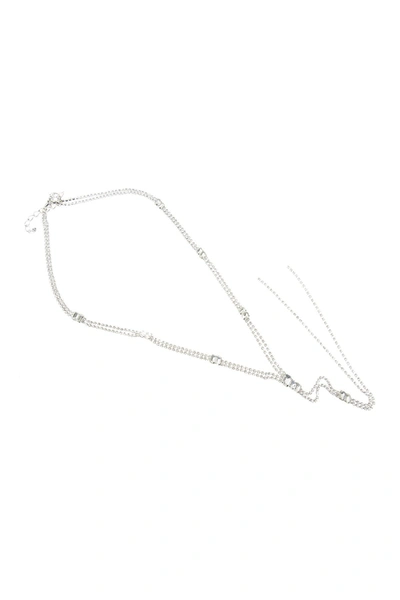 Shop Cristabelle Crystal Station Beaded Y-drop Necklace