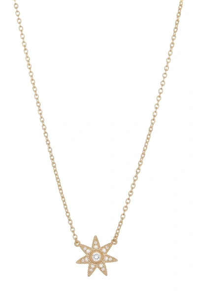 Shop Judith Ripka White Topaz Star Pendant Necklace In Colorless