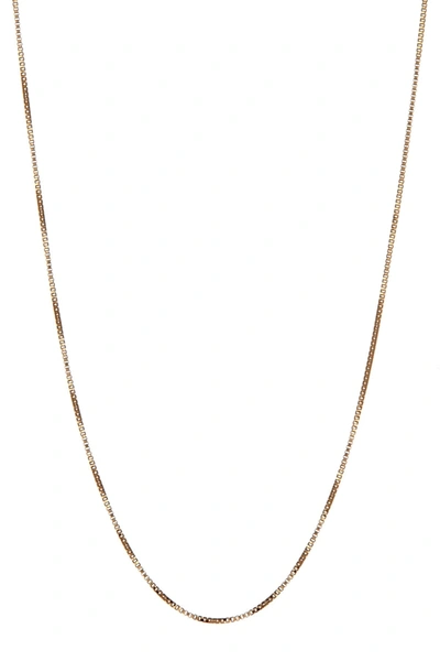 Shop Candela 14k Yellow Gold Box Chain Necklace