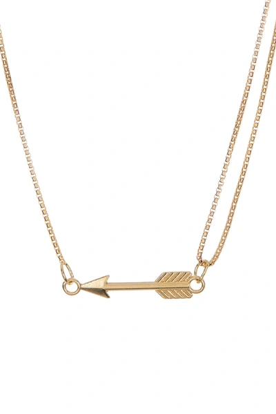 Shop Alex And Ani 14k Gold Arrow Pendant Necklace