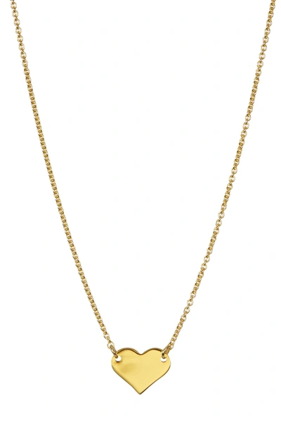 Shop Adornia 14k Yellow Gold Plated Heart Necklace
