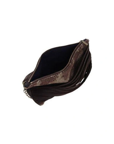 Shop Almala Cross-body Bags In Dark Brown