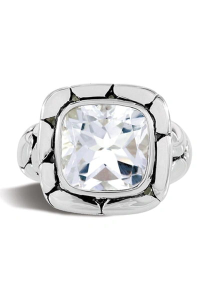 John hardy white topaz cheap ring