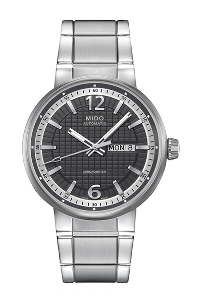 Shop Mido Great Wall Automatic Bracelet Watch, 42mm In Anthracite