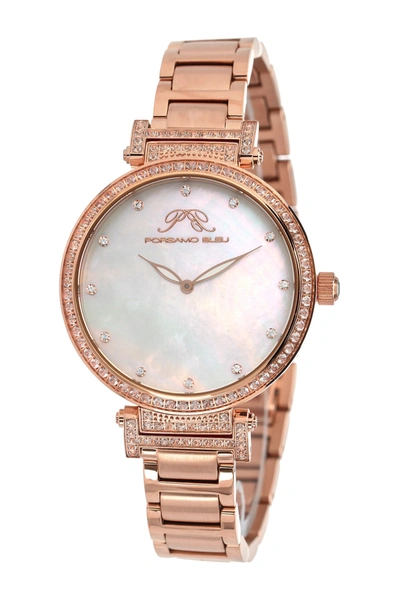 Shop Porsamo Bleu Chantal Bracelet Watch, 38mm In Rose